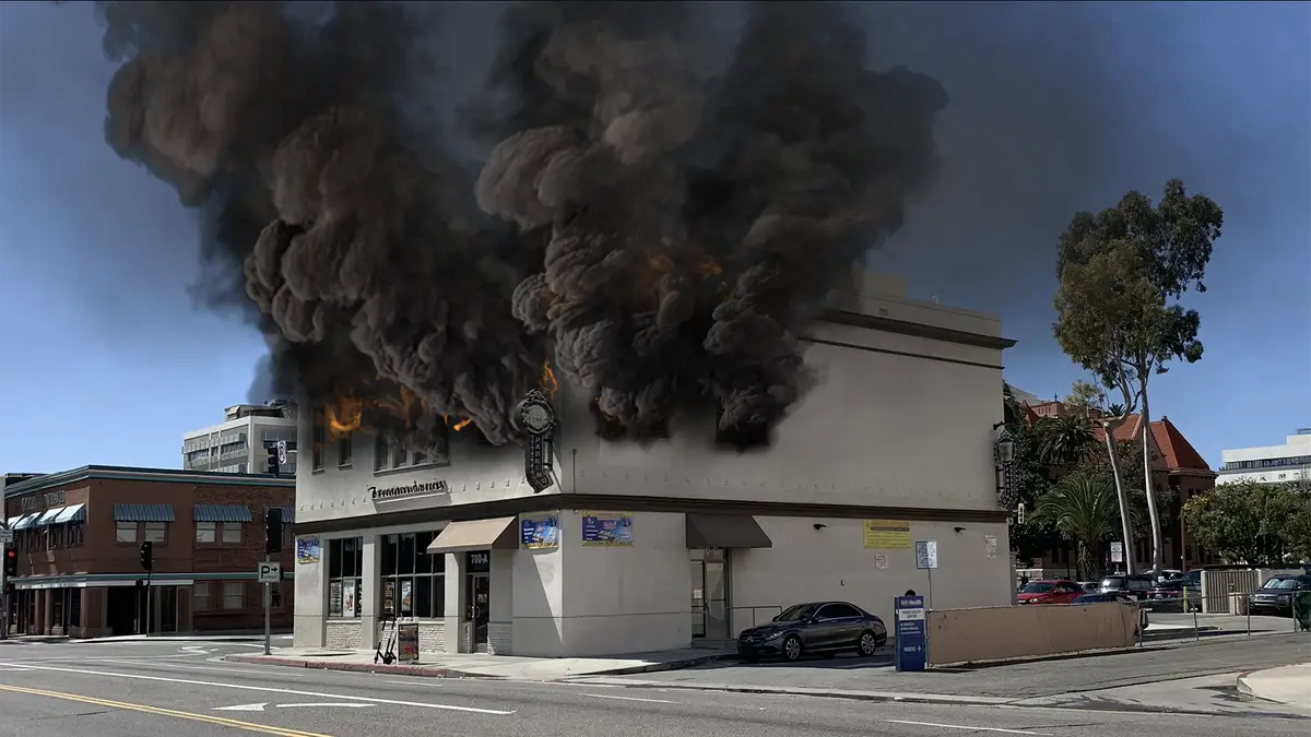 Multi-View Building Fire