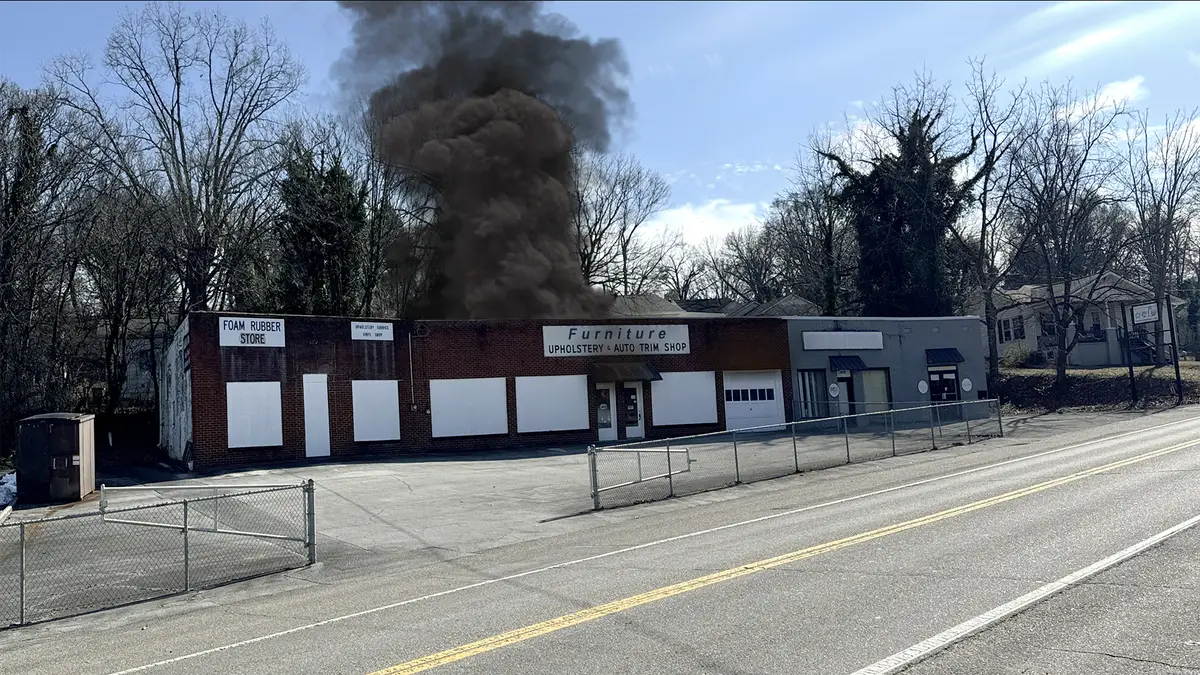 Upholstery Building Fire